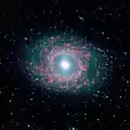 Messier 95, Telescópio Espacial Spitzer