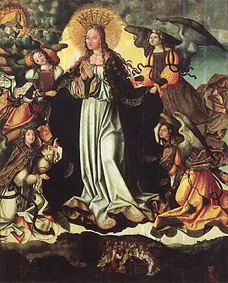 Mestres do Sardoal, Assunção da Virgem, séc. XVI (início), 168 x 135&nbsp;cm