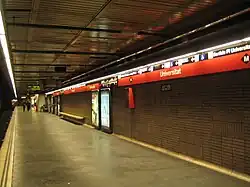 Estação Universitat, Metro de Barcelona.
