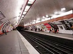 As plataformas da linha 2.