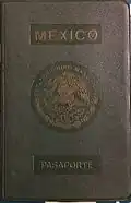 Passaporte mexicano emitido em 1981