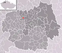 Localização de Michalovice