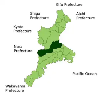 Localização de Matsusaka
