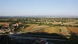 Vue aérienne de Mijatovac