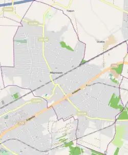 Localização de Milanówek na Polónia