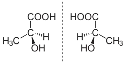 Enantiômero do Ácido láctico.