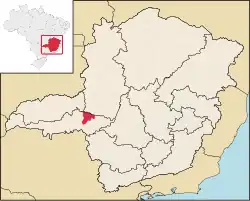 Localização de Perdizes em Minas Gerais