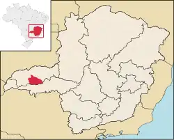 Localização de Prata em Minas Gerais