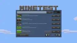 Menu padrão do jogo (MTG) na área de download de Mods