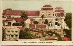 Cartão postal do Palácio, de 1907.