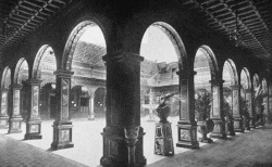 Pátio interno do Palácio, 1924