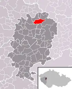 Localização de Mlečice