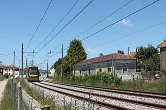 Antiga estação de Modivas, em 2012.