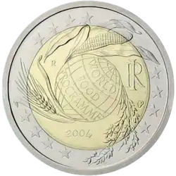 Moeda Comemorativa 2 Euro 2004, Itália