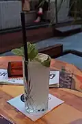 Um mojito servido na Eslováquia.
