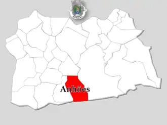 Localização no Município de Monção