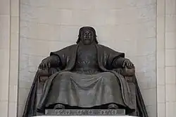Estátua de Genghis Khan.