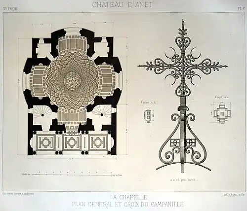 Plan de la chapelle.
