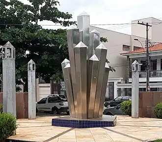 Monumento no centro da cidade