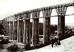 Viaduto de Moorswater em Liskeard, Cornualha, como construído