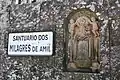 Placa do Sántuario dos Milagres de Amil