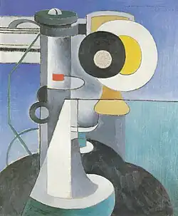 Morton Schamberg, Telephone, 1916, óleo sobre tela, Columbus Museum of Art.