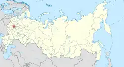 Localização de Domodedovo