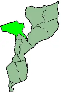 Mapa da área