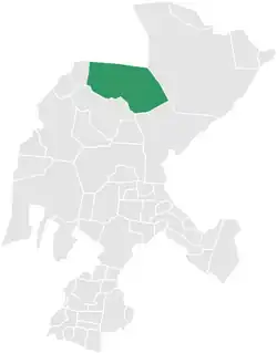 Localização de General Francisco R. Murguía no estado de Zacatecas