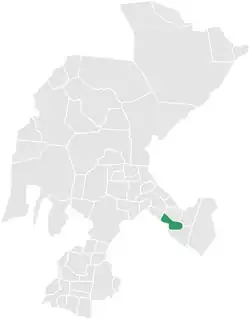 Localização de Loreto no estado de México