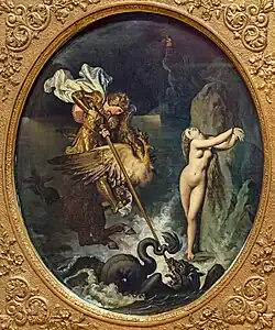 Ingres: Rogério libertando Angélica