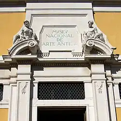 Escultura e Pintura, 1939, pórtico do Museu Nacional de Arte Antiga
