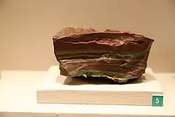 Calcedônia proveniente da Sibéria (Coleção Werner).