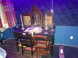 Setor de acervos sacros.