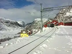 A linha férrea de Flåm