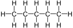 Estrutura estrutural do n-pentano
