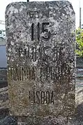 Marco Miriamétrico ao km0 em Caldas da Raínha