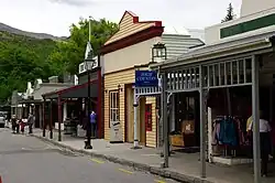 Rua Buckingham, a principal rua de comércio de Arrowtown