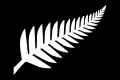 Silver Fern (branco e negro) de Kyle Lockwood