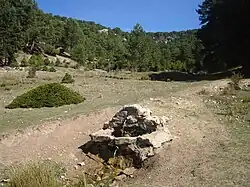Nascente do Rio Turia, conhecido como Guadalaviar, nos Montes Universais