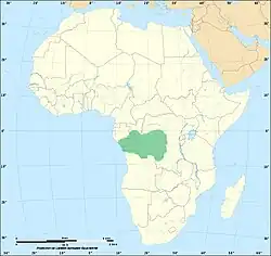 Distribuição de Naja christyi