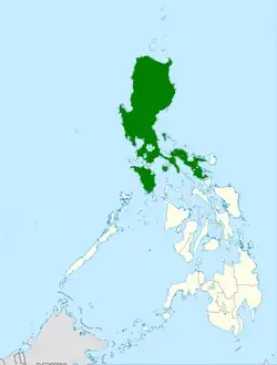 Distribuição da N. philippinensis