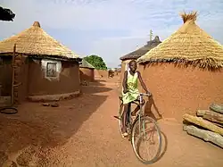 A aldeia de Nakpanduri, Norte Gana.