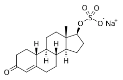 Estrutura química de Sulfato de nandrolona