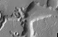 Imagem aproximada de Nanedi Valles, visto pela THEMIS.
