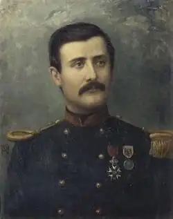Major Napoleão Charles Bonaparte, ganhador da Medalha Comemorativa da Expedição ao México.