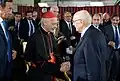 Dom Angelo com o então presidente Giorgio Napolitano