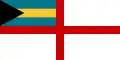 Bandeira da Força Real de Defesa das Bahamas.