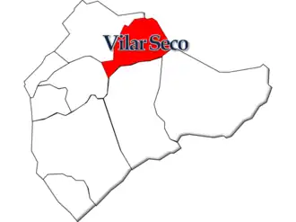 Localização no município de Nelas