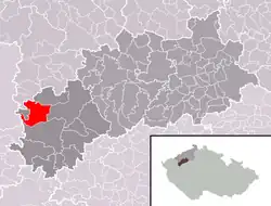 Localização de Nepomyšl